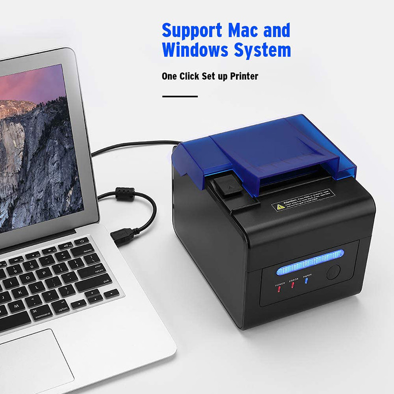 Waterproof 80mm Bluetooth Thermal Printer Anti Oil Anti Dust